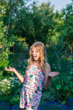 happy summer day with joy and fun
