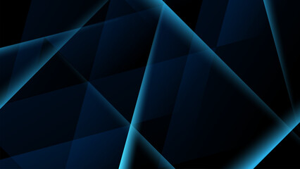 Black and blue light abstract image with technology background concept