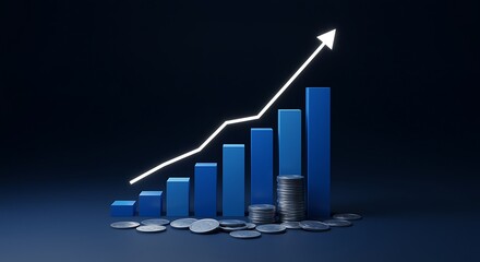 Growing Business Success Graph