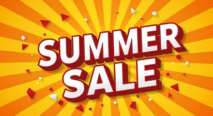 Summer Sale Promotional Banner