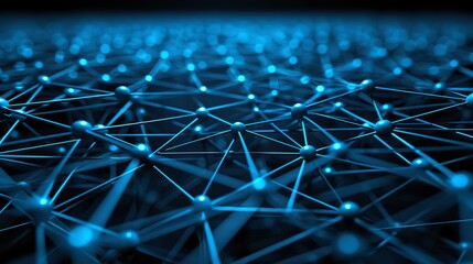 Obraz premium Abstract depiction of a global network symbolizing communication and seamless connectivity worldwide