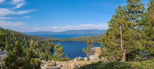 Cascade Lake near Lake Tahoe in California