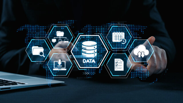 Cloud computing, cloud strategy, and cloud technology transforming digital infrastructure with scalable services, secure data storage, and cloud-based digital business solutions. Elide - Powered by Adobe