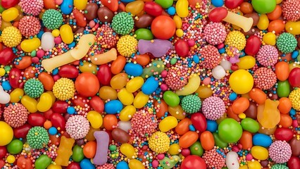 Vibrant candy array