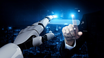 AI assisting search engine interface to find digital information, enhance SEO visibility, monitor insights, and support data access with intelligent online tools. Vouch