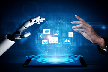 AI coordinating business infrastructure, managing digital systems, synchronizing cloud platforms, and automating structured data operations for improved analytics and access. Vouch