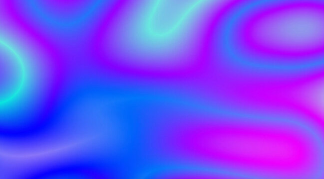 Abstract Neon Gradient Background in Purple Blue and Cyan