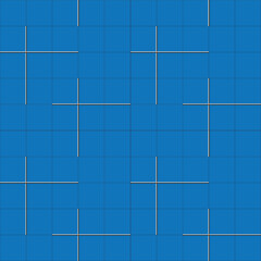 abstract seamless pattern with blue squares