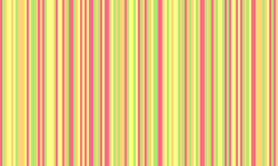Obraz premium Pattern of vertical stripes, colorful thin and thick lines. Irregular stripe background, vector seamless texture. Abstract striped geometric design in bright colors.