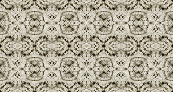 Dirty Color Geometric Pattern. Beige Color Bohemian Batik. Abstract Geo Dirt. Sepia Colour Vintage Pattern. Abstract Watercolor Repeat Pattern. Ethnic Geometric Brush. Seamless Grunge Ikat Brush.