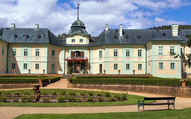 Manetin Castle baroque castle Bohemia Czech Republic