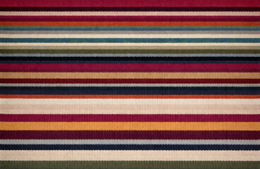 rug print in colorful retro vintage lines