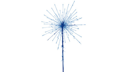 Fototapeta premium Vintage sketch with blue ink for Bastille Day celebration 
