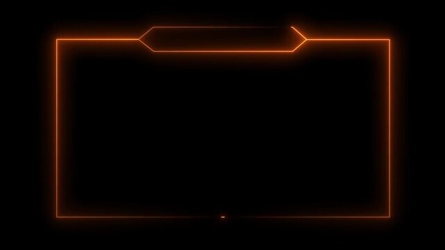 live streaming neon text frame animation box frame neon frame live streaming game live Stream overlay animation for live streaming video .RCE streaming neon text frame animation.live streaming.4k