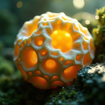 Cellular Cavity Absorptive Structure Natural Wonder Organic Form Illumination