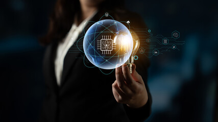 A global quantum computing network for the future of communication and data processing. A worldwide system powered by quantum technology and AI. Motif