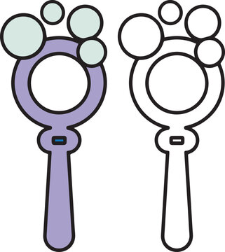 Bubbles wand icon
