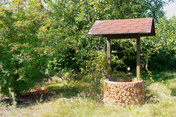 A Well in a Garden in Lower Lusatia, Germany
