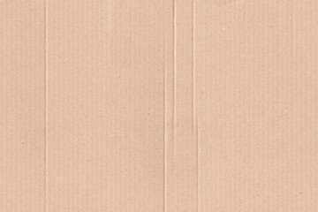 Fototapeta premium Natural brown kraft paper texture background with subtle horizontal grain and recycled fiber details. Minimal cardboard surface ideal for packaging design, eco branding, stationery, mockups, posters.