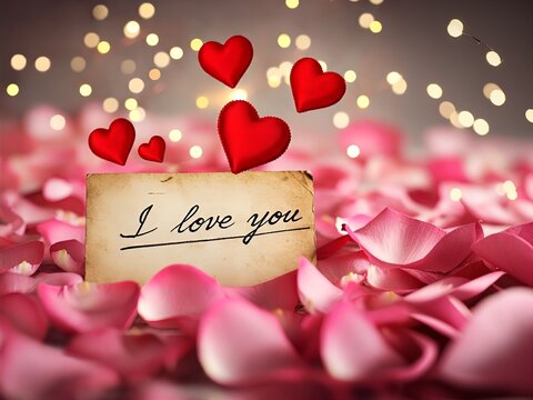 I Love You. Ich Liebe Dich. Ti Amo