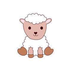 Naklejka premium cute land animal stickers