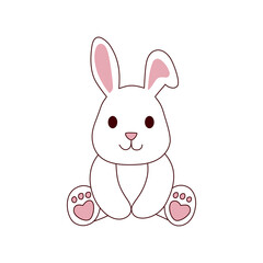 Obraz premium cute land animal stickers