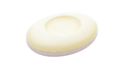 Two-tone egg-shaped dish