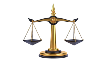 Golden Scales of Justice