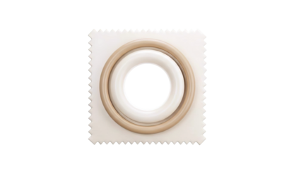 Concentric Rings on Serrated Square