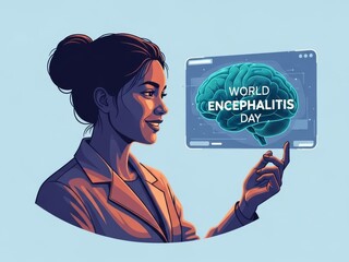 Medical Professional Presents Digital Brain Health Education and Awareness Technology