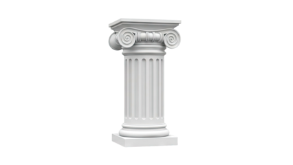 Ionic Column with Scrolls