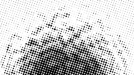abstract gradient halftone dots background Pop art template texture Vector illustration	