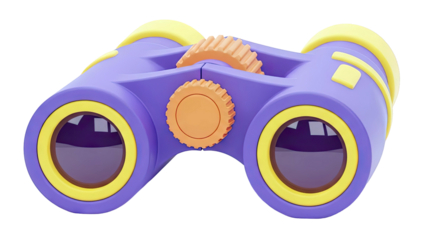 Colorful Cartoon Binoculars