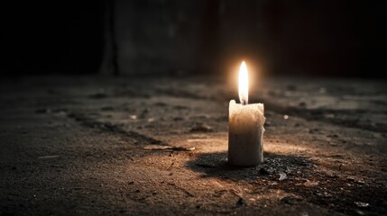 A beacon of light in solitude and despair yet hope and faith endure to conquer challenges