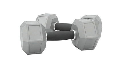 Pair of Hexagonal Dumbbells with Rubber Grips