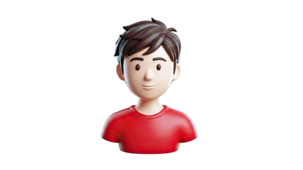 3D Cartoon Boy Character