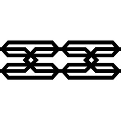 Fototapeta premium seamless geometric pattern for frame border design