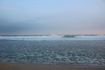 beautiful scenery on the beach