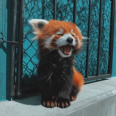 Roter Panda, niedlich