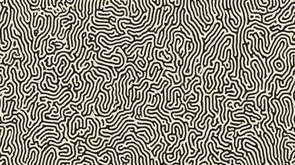 Fototapeta premium Abstract Black and White Wavy Lines Pattern for Creative Design