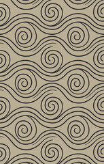Fototapeta premium Abstract Swirl Pattern Design.