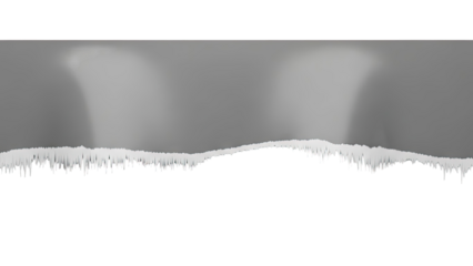 Torn paper edge with abstract grey background and light effects