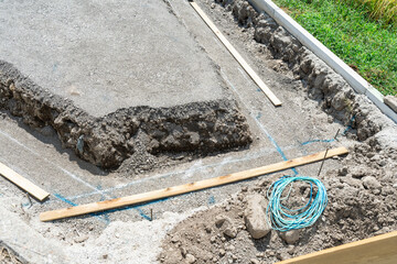Foundation work for residential subdivisions, residential foundations