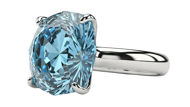 Aquamarine Gemstone Ring