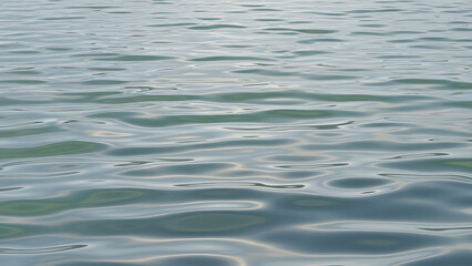 Serene Water Ripples Creating Abstract Reflections on the Surface