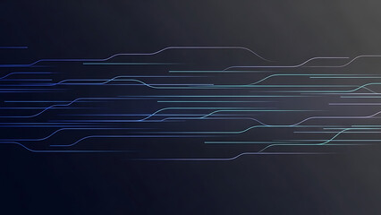 Abstract technology background with glowing circuit lines for digital innovation.