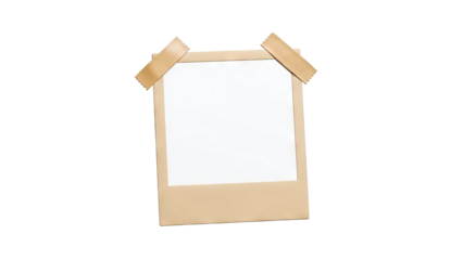 Blank Instant Photo Frame with Tape