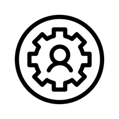 Personalization Icon Vector Symbol Design Illustration