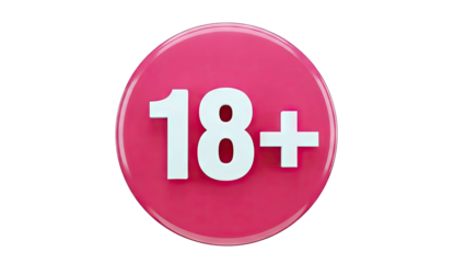 18+ Age Restriction Symbol