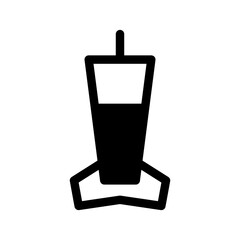 Obraz premium Dart Icon Vector Symbol Design Illustration